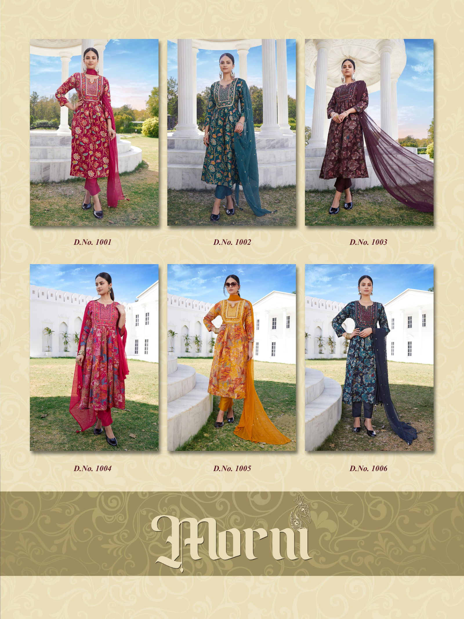 Morni By Ossm Modal Foil Printed Embroidery Kurti With Bottom Dupatta Wholesale Market In Surat With Price